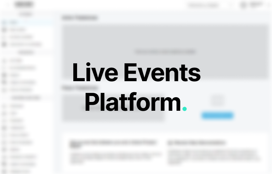 Live Events Platform